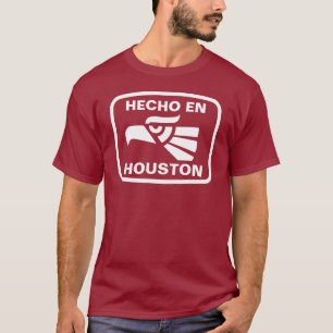T-shirt Coutume de personalizado d'en Houston de Hecho