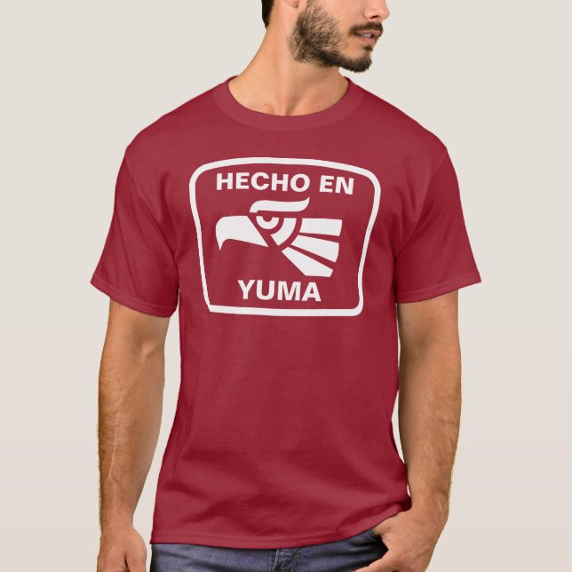 T-shirt Coutume de personalizado d'en Yuma de Hecho (Devant)