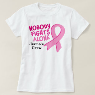 T-shirt Coutume de sensibilisation au cancer du sein Cours
