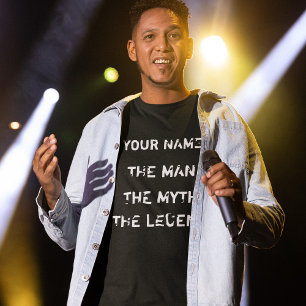 T-shirt Coutume l'homme. Le mythe. La légende