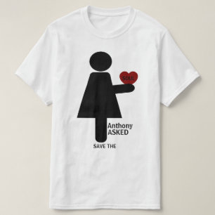 T-shirt Coutume qu'elle a dite qu'oui il a demandé