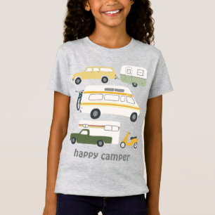 T-Shirt COUTUME vintage de la remorque rv de camping de