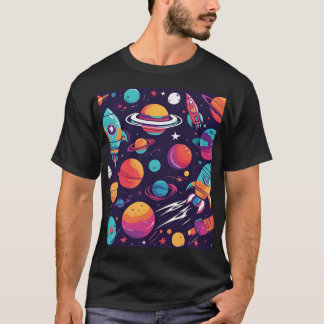 T-shirt "Couture cosmique : La mode au-delà des étoiles"