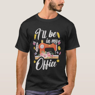 T-shirt Couture de surface Je serai dans mes courtepointes