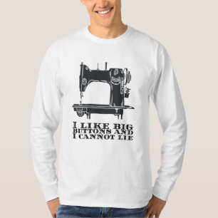 T-shirt Couture - J'aime les gros boutons et je ne peux pa