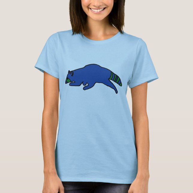 T-shirt Couture Raccoon (Devant)