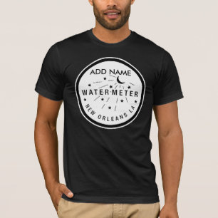T-shirt Couvercle du compteur d'eau de la Nouvelle-Orléans
