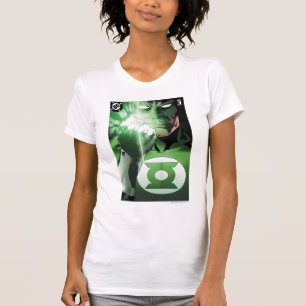 T-shirt Couvercle rapproché de la lanterne verte
