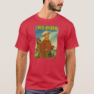 T-shirt Couverture 1951 de bande dessinée ROUGE de RYDER