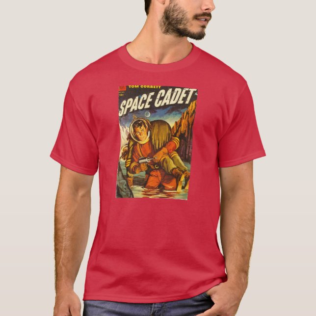 T-shirt Couverture 1954 de bande dessinée de la science (Devant)