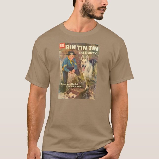 T-shirt Couverture 1958 de bande dessinée de Rin TinTin de (Devant)