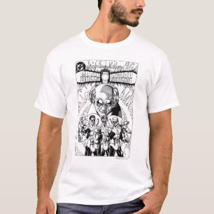 T-shirt Couverture comique de trois lanternes vertes,