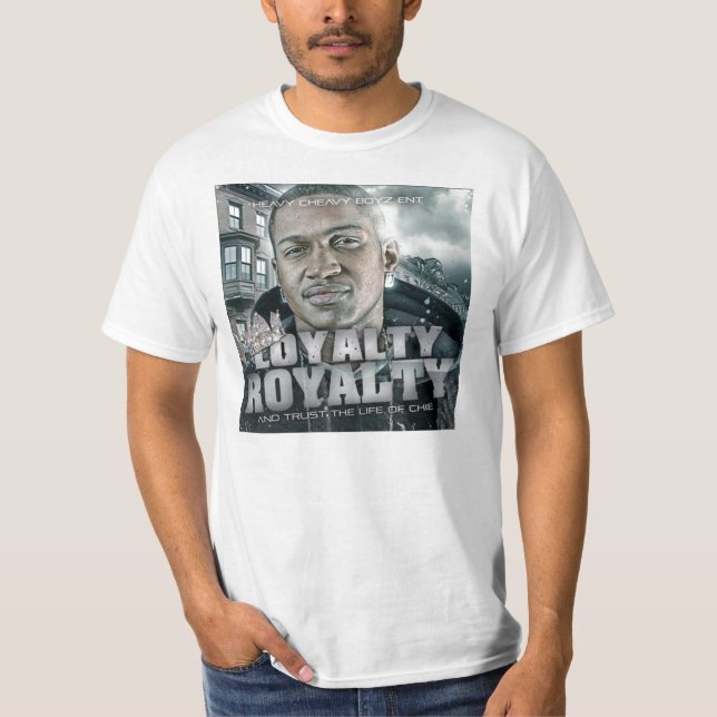 T-SHIRT COUVERTURE D'ALBUM SUR LA CHEMISE (Devant)