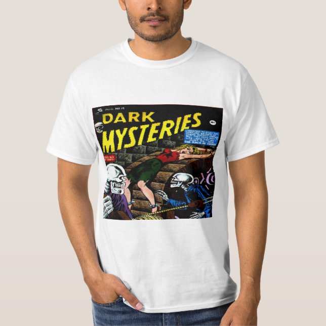 T-shirt Couverture de bande dessinée classique de mystères (Devant)