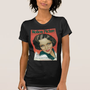 T-shirt Couverture de cinéma de Gloria Swanson en févrie