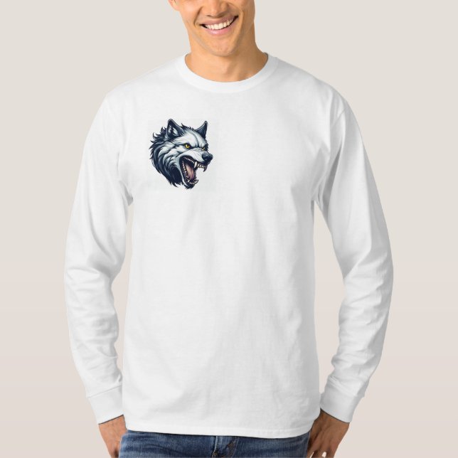 T-shirt Couverture de la pompe de gym Wolf (Devant)