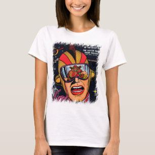T-shirt Couverture de livre de bande dessinée de science-f
