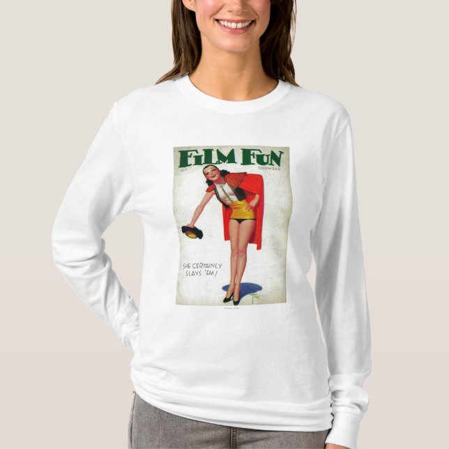 T-shirt Couverture de magazine d'amusement de film 5 (Devant)