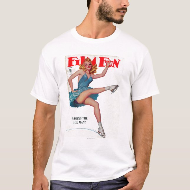 T-shirt Couverture de magazine d'amusement de film 8 (Devant)