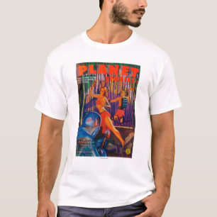 T-shirt Couverture de magazine d'histoires de planète 3