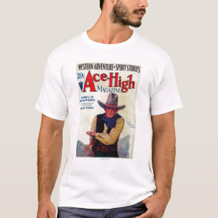 T-shirt Couverture de magazine élevée d'as