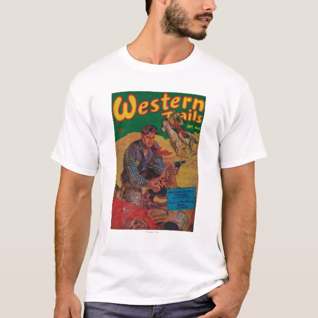 T-shirt Couverture de magazine occidentale de traînées 2 (Devant)