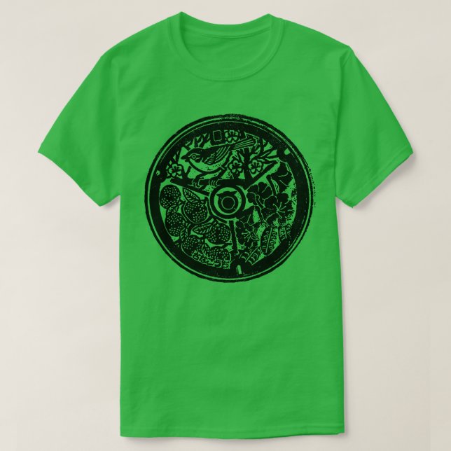 T-shirt Couverture de trou du trou Tokoshima (Design devant)