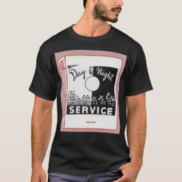 T-shirt couverture de vieux matchs Service de jour et de n