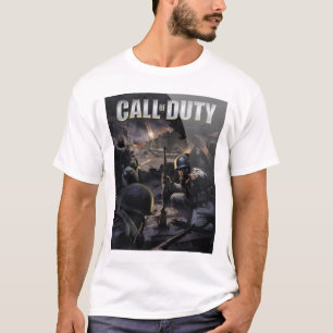 T-shirt Couverture rétro de Call of Duty 1