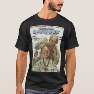 T-shirt Couverture rétro de la nostalgie de National Lampo