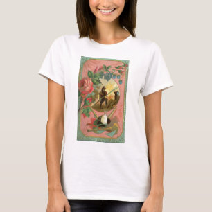 T-shirt Couverture vintage des pompiers des années 1880