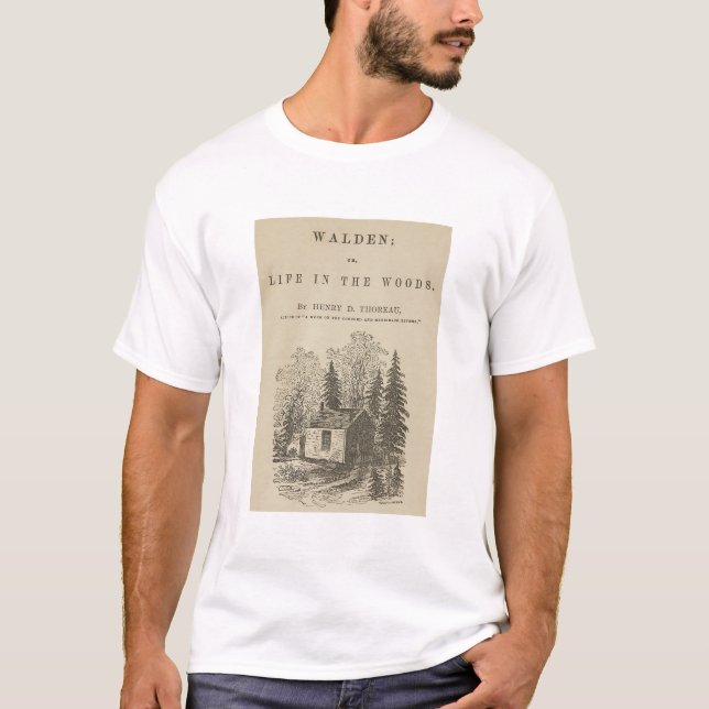 T-shirt Couverture Vintage Walden (Devant)