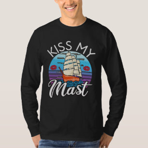 T-shirt Couvre-visage rétro vintage Kiss My Mask voile