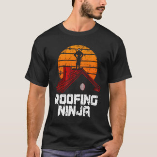 T-shirt Couvreur Ninja Entrepreneur Toiture