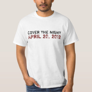 T-shirt Couvrez la nuit