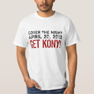 T-shirt Couvrez la nuit obtiennent Kony
