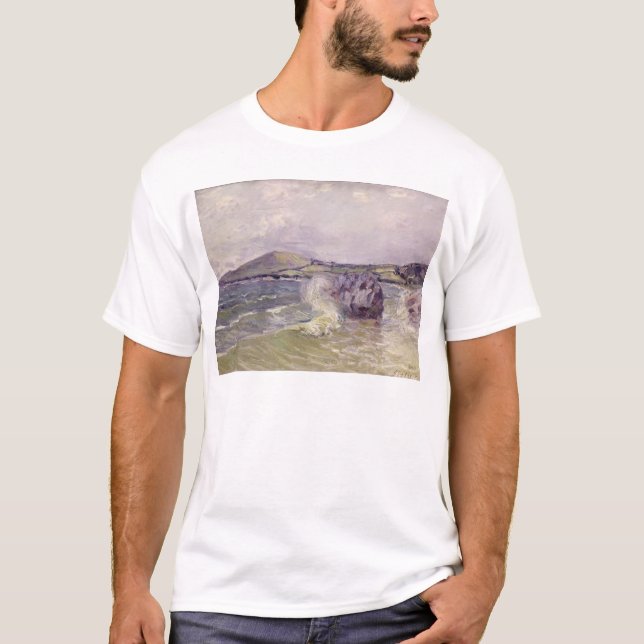 T-shirt Cove de Madame, baie de Langland, Le Mati d'Alfred (Devant)