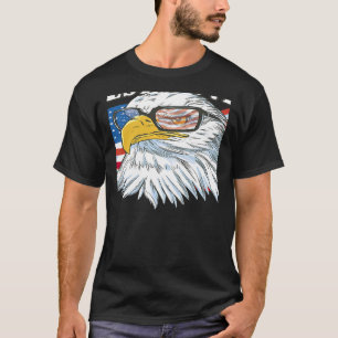 T-shirt Covina Ouest Aigle drapeau américain USA ville