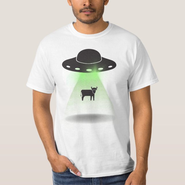 T-shirt Cow Abduction (Devant)