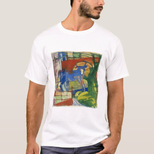 T-shirt Cow bleue, 1914 (tempera sur le papier)