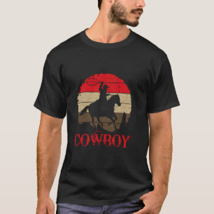 T-shirt Cow-boy Lasso Attrape Cheval Rodeo