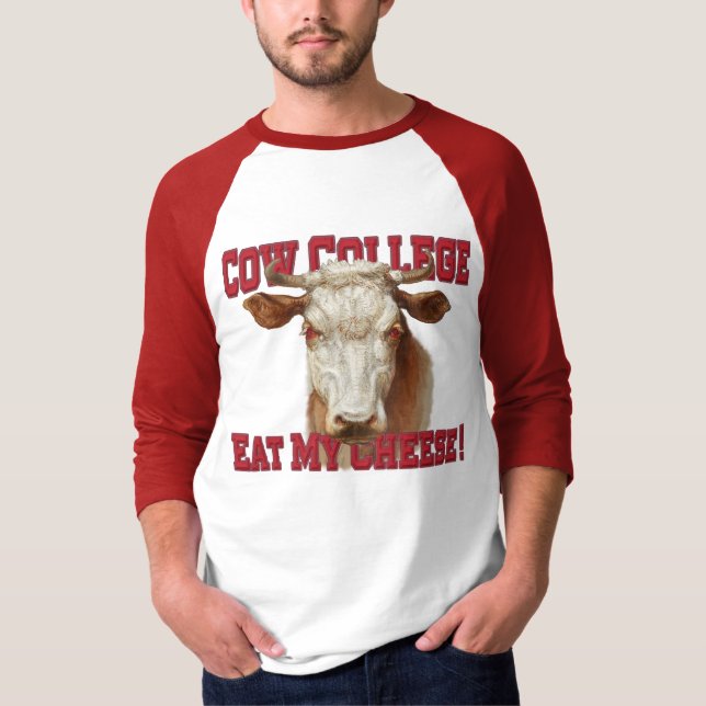T-shirt Cow College (Devant)