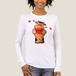 T-Shirt Cow feelings  Tri-Blend Shirt