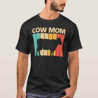 T-shirt Cow For Mom Mother Farm Animal Cow Dairy Farmer