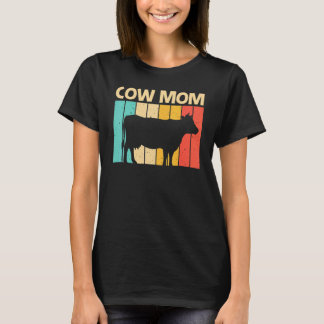 T-shirt Cow For Mom Mother Farm Animal Cow Dairy Farmer