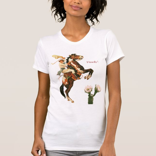T-shirt Cow-girl (Devant)