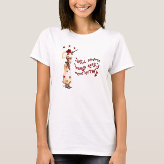 T-shirt Cow-girl bien comportée de rebelle de gitan