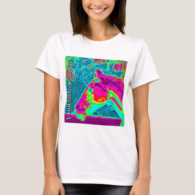 T-shirt Cow-girl Cadillac (Devant)