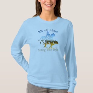 T-SHIRT COW-GIRL DE RODÉO