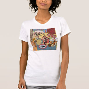 T-shirt cow-girl occidentale vintage moderne